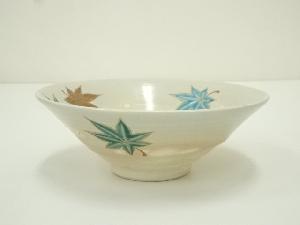 三浦竹軒造 色絵楓図平茶碗（共箱） | 宗 sou::お茶道具・着物のお店